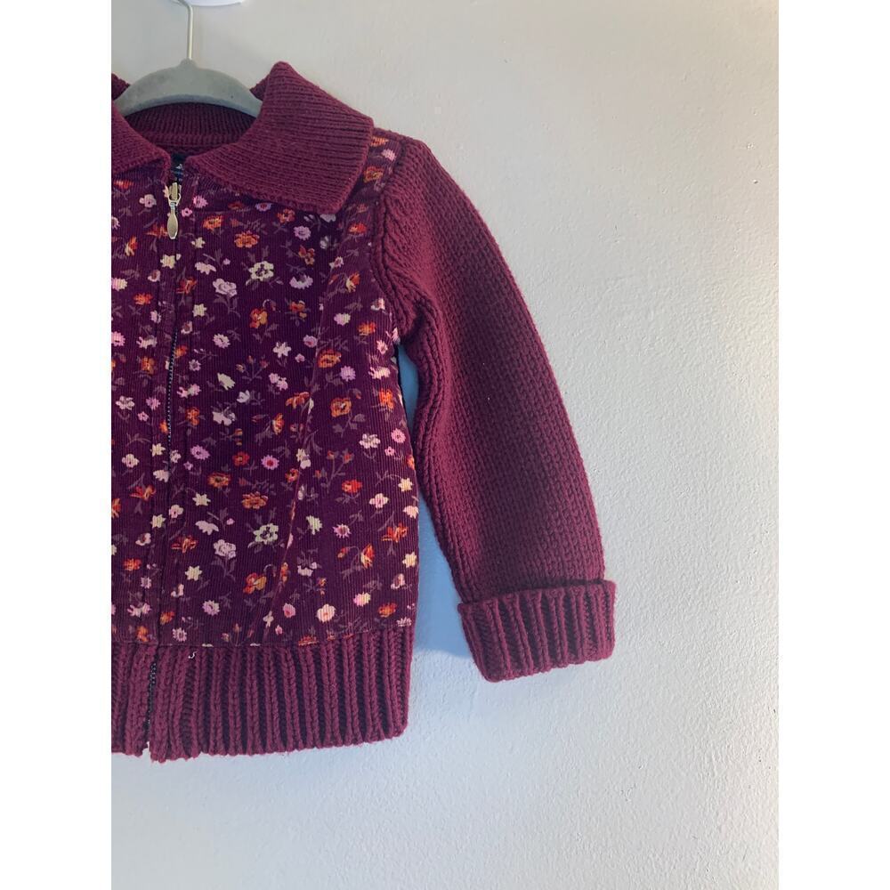 BABY GAP Girl’s Corduroy/Sweater Zip Up Cardigan / Size: 12-18 Months - Picture 7 of 7